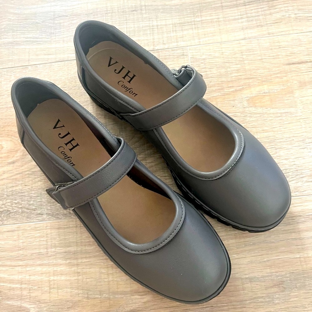 VJH comfort women’s Mary Jane round toe flat shoes size 8 - Picture 2 of 6